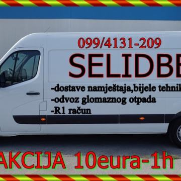 NAJJEFTINIJE USLUGE KOMBI PRIJEVOZA I DOSTAVE NAMJEŠTAJA 099/4131-209