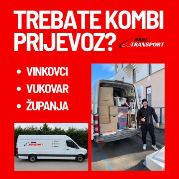 KOMBI PRIJEVOZ VINKOVCI, VUKOVAR, ŽUPANJA - Maxi Kombi + Dva Radnika