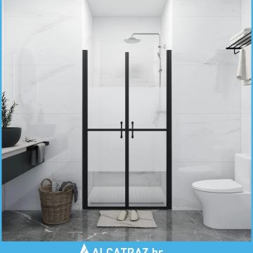 Vrata za tuš-kabinu napola matirana ESG (93 - 96) x 190 cm - NOVO