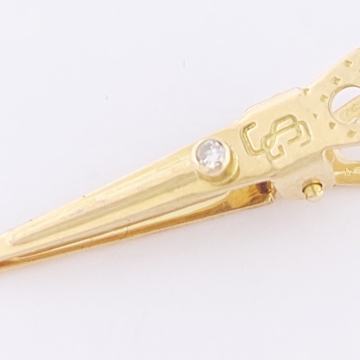 ZLATNA DIJAMANTNA ŠPANGICA ZA KOSU 18K (750) 1,23g NOVO • GOLD SHOP •