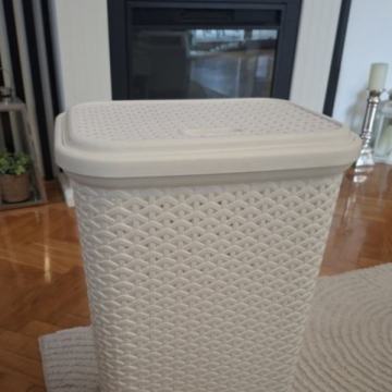 KOŠARA ZA RUBLJE BIJELA 55 L - NOVO