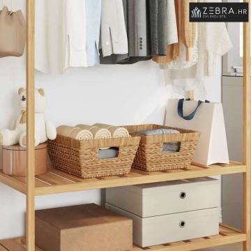 Košare za pohranu 2 pcs Prirodna 38 x 28 x 15 cm Zumbul