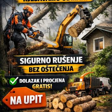 Rušenje i odvoz stabala