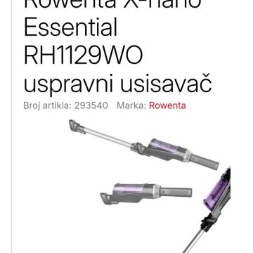 Rowenta štapni usisavač