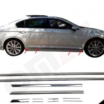 VW Passat B8 2015+ krom čelične lajsne vrata donje SET R line look