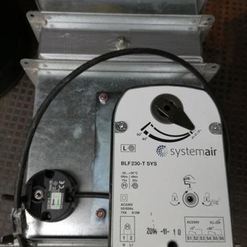 protupožarna zaklopka nova