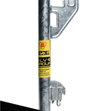 Ramovske fasadne skele SLV-73 ** 600m2 **  NOVO čeličnih okvira