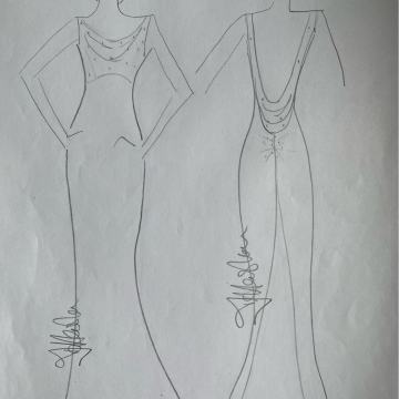 Bespoke 100% Svilenčana Mladačka Haljina – Vječna, Elegantna, Jedinstv