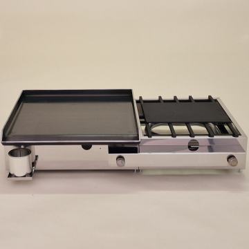 Stolni plinski roštilj P450 PRO sa kuhalom PK350 PRO – Furlan