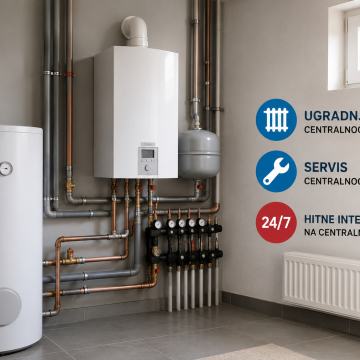 Centralno grijanje, hitne intervencije, ugradnja i servis