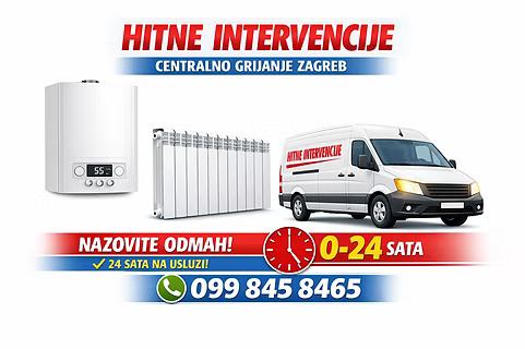 Vodoinstalaterske usluge, Vodoinstalater, centralno grijanje 24/7