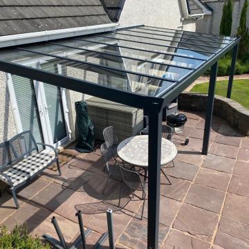 Nadstrešnica- Aluminijumska konstrukcija