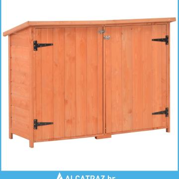 Vrtna kućica za pohranu 120 x 50 x 91 cm drvena - NOVO