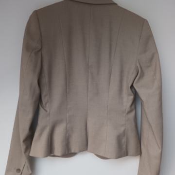 Bež sako strukiran 36 HM novo