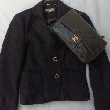 Crni bukle tvid like chanel sako 36