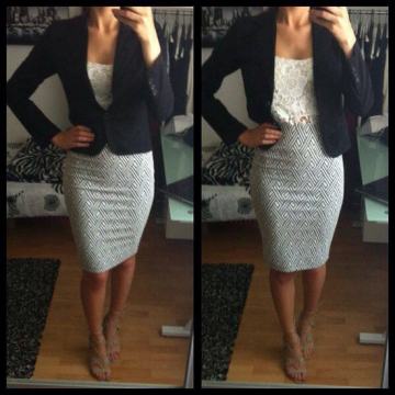 CRNI SAKO VEL. 38 NOVO