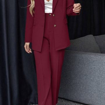 NOVO S ETIKETOM ODIJELO - SAKO I HLAČE Burgundy / XS