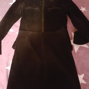 Kostim crni od samta