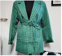 NOVI KARIRANI SAKO BEZ KOPČANJA