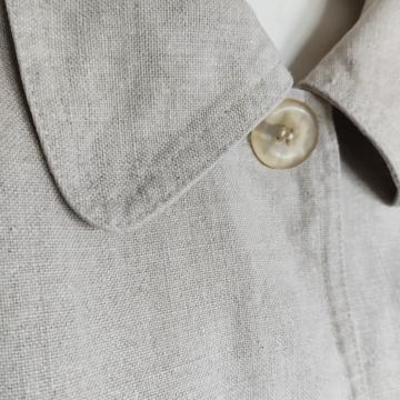 Laneni sako prirodne boje broj 40