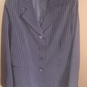 SIVI ŽENSKI SAKO BLEJZER PRUGE 38 40 M L
