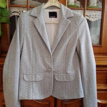 Sivo sako na bijele točkice