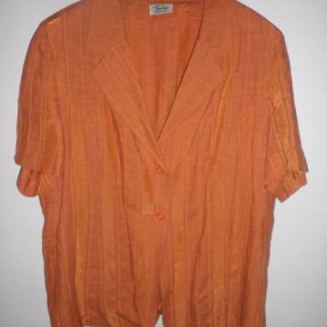 ŽENSKA ELEGANTNA LANENA BLUZA / SAKO 46 XL