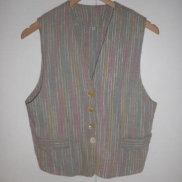 ŽENSKA LAGANA SVILENA KOŠULJA / PRSLUK 38 M