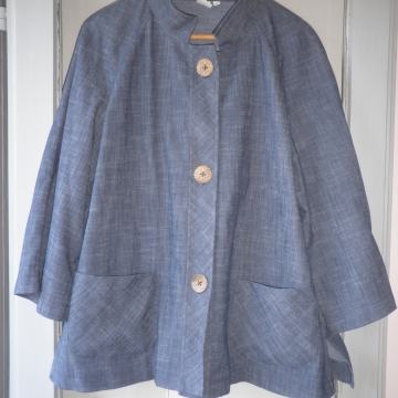 ŽENSKI ELEGANTNI PAMUČNI SAKO 42 / 44 L