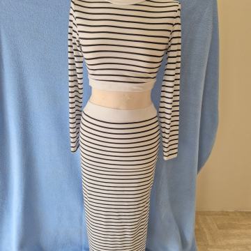 Ženski kostim, komplet, majica i duga suknja Shein, vel. 36