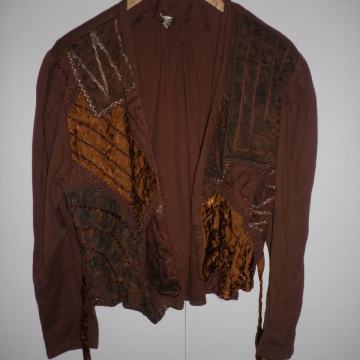 ŽENSKI LAGANI PAMUČNI SAKO / KAZALIŠNI KOSTIM 44 L