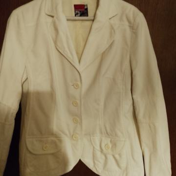 Ženski  sako  - samt bijeli
