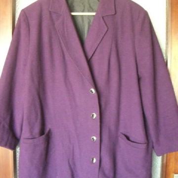 ŽENSKI TOPLI VUNENI SAKO 50 XXL