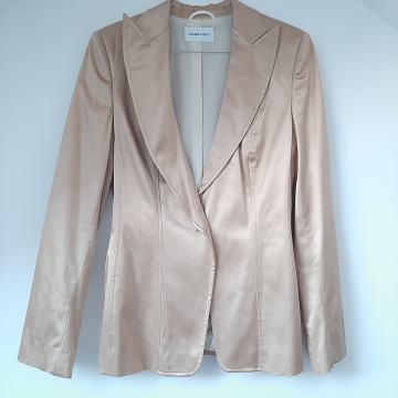 Zlatni satenski sako blejzer 38 ESTARE CULTO