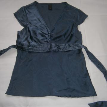 2+1 GRATIS! LIJEPA "VEROMODA" PLAVA BLUZA, KUPLJENA U RIMU, VEL. 36