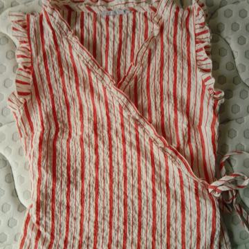 2+1 gratis! Prelijepa ljetna pamučna bluza na preklop, vel.38