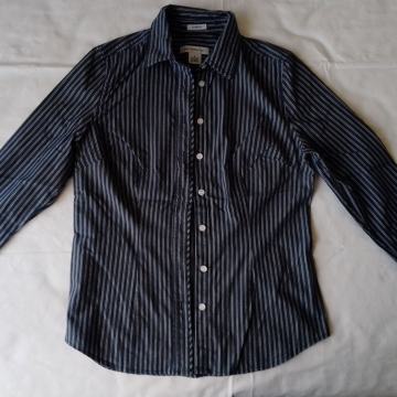 Američka "Liz Claiborne" tamnoplava košulja na prugice, vel.38