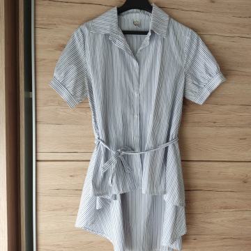 Asimetrična prugasta košulja