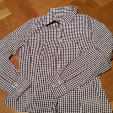 Benetton košulja ljubičasto-bijela, veličina XL