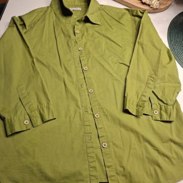 ZELENA PAMUČNA BLUZA KOŠULJA VEL L