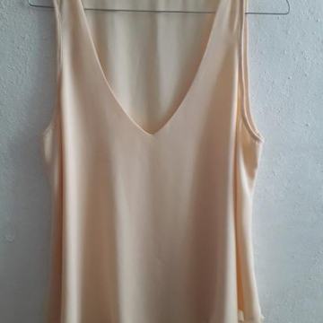 Bluza bez rukav boje marelice 36 38