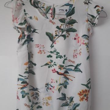 Bluza košulja floral cvjetni print 36 novo