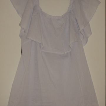 BLUZA - MAJICA S VOLANOM VEL. 42  - NOVO