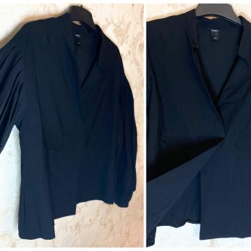 Bluza - preklop & bogati rukavi - 40