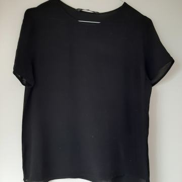 Crna bluza kratki rukav ZARA 36