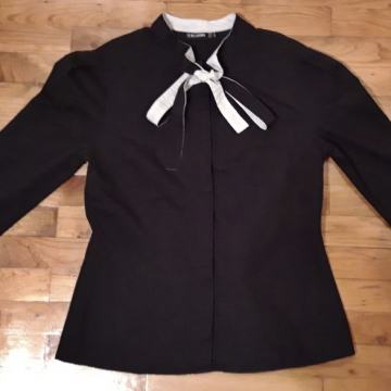 Crna košulja s mašnom, vel. 38