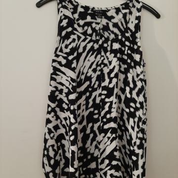 Crno-bijela bluza XS.