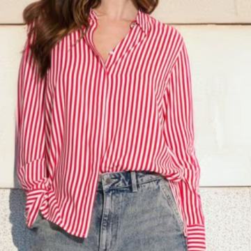 SINSAY BLUZA KOŠULJA NA PRUGE VEL. XL - NOVO