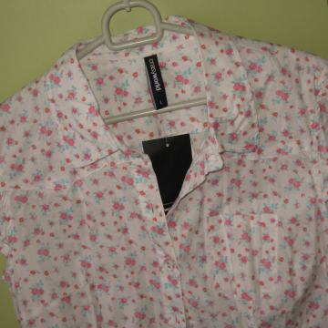 CVJETNA PAMUČNA KOŠULJA VEL. L - NOVO S ETIKETOM