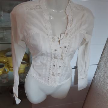 GARCIA ČIPKASTA BEŽ KOŠULJICA XS